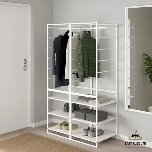 LAST TUBE wardrobe combination, white, 99x51x173 cm